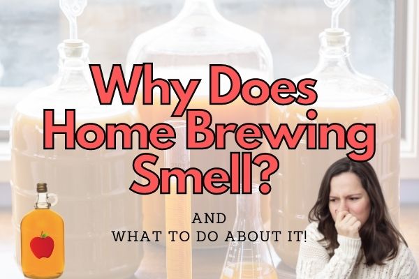 Why does home brewing cider smell?