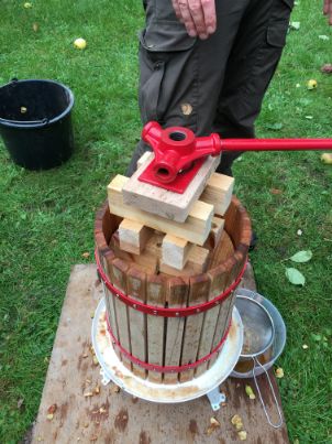 my wooden cider press