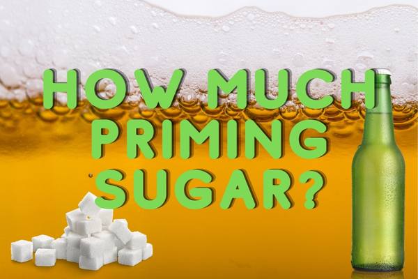 How much cane sugar for priming 5 gallons?