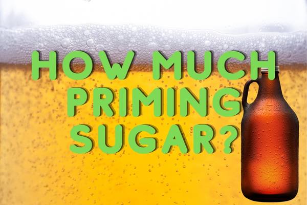 How much priming sugar for 2 gallons of beer?