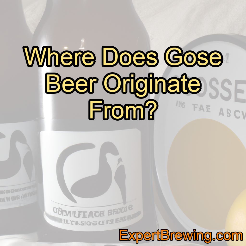 Where Does Gose Beer Originate From?