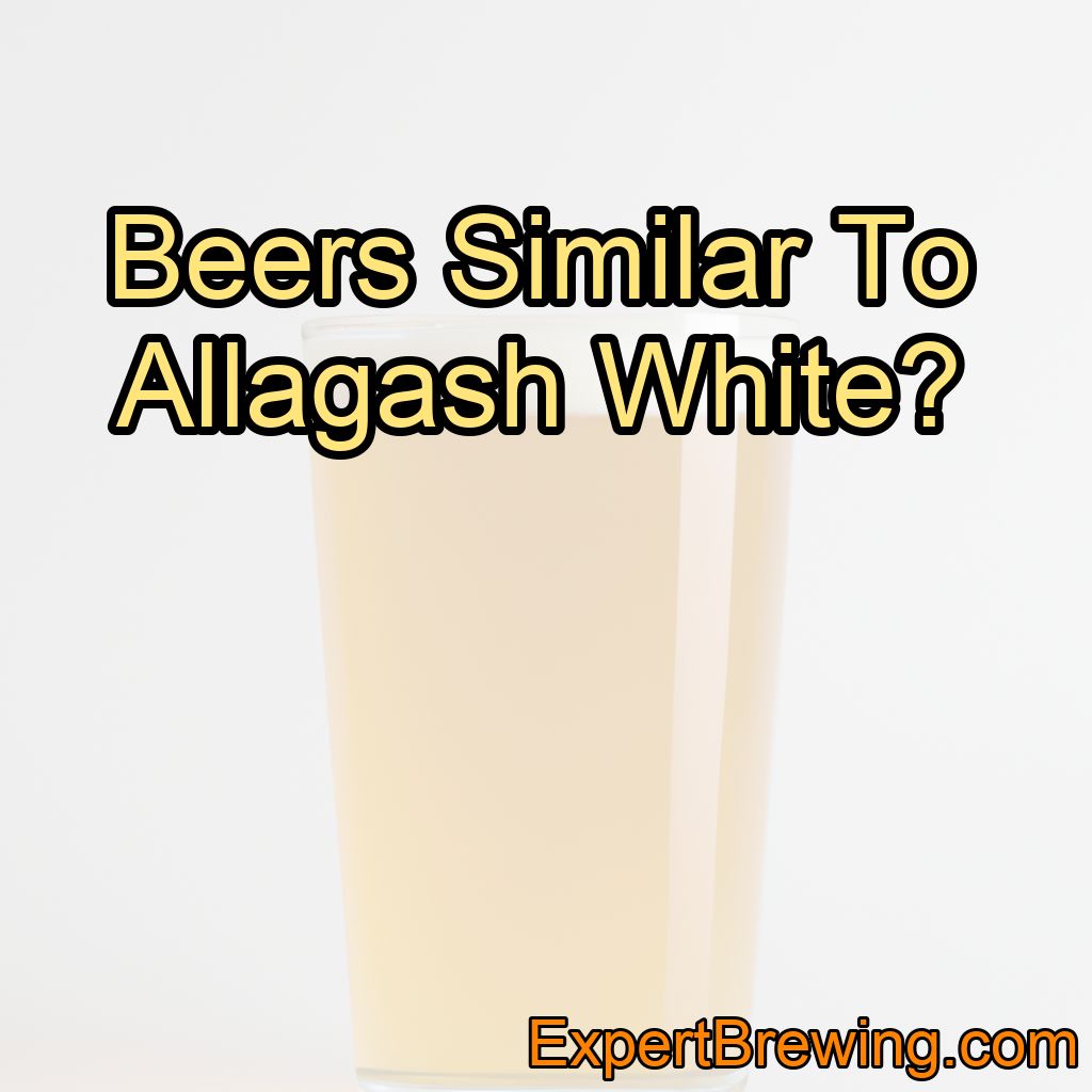 Beers Similar To Allagash White?