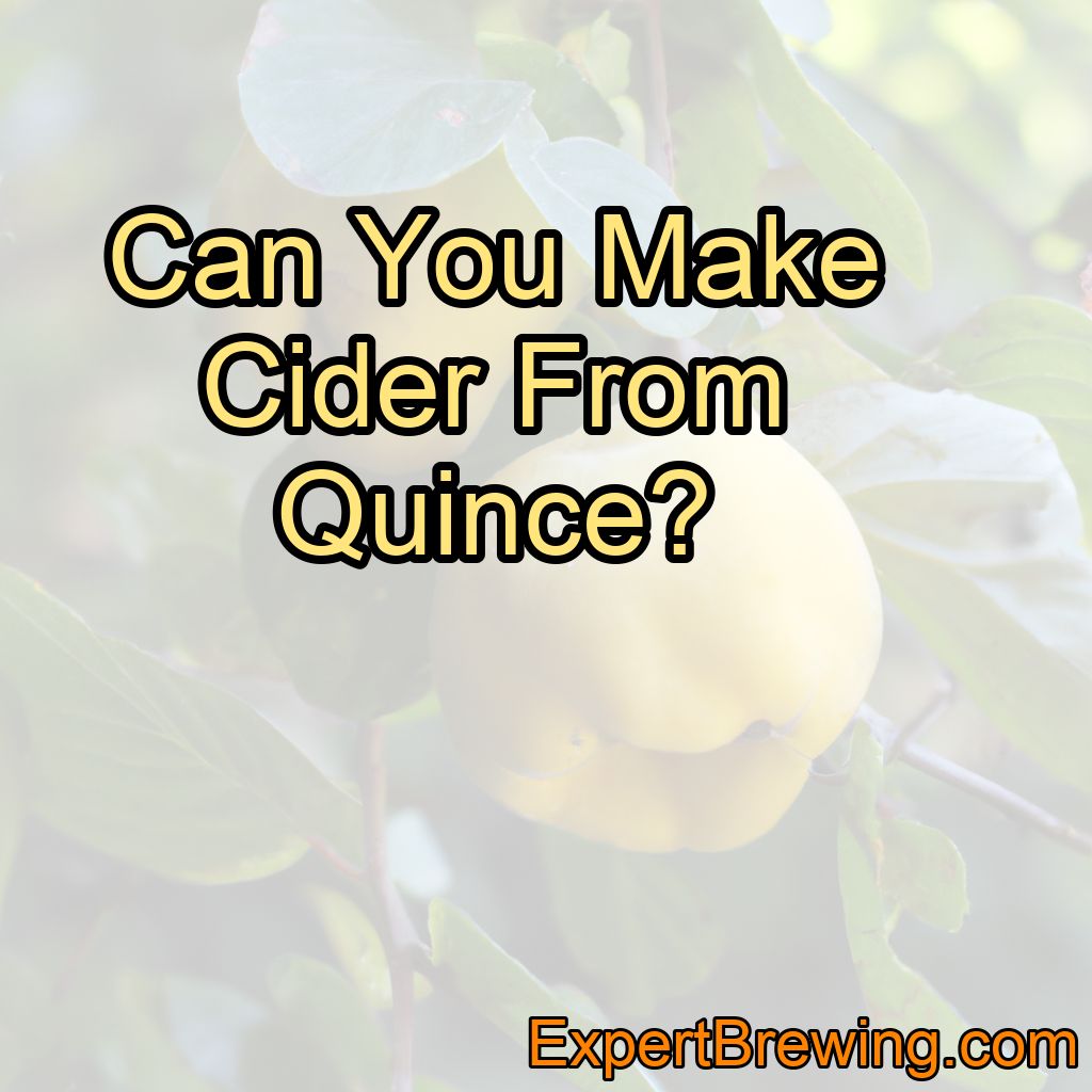 Can You Make Cider From Quince? (Here’s How!)