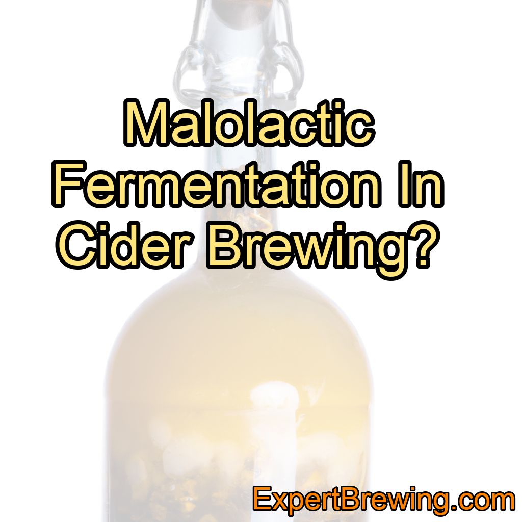 What is Malolactic Fermentation In Cider Brewing?